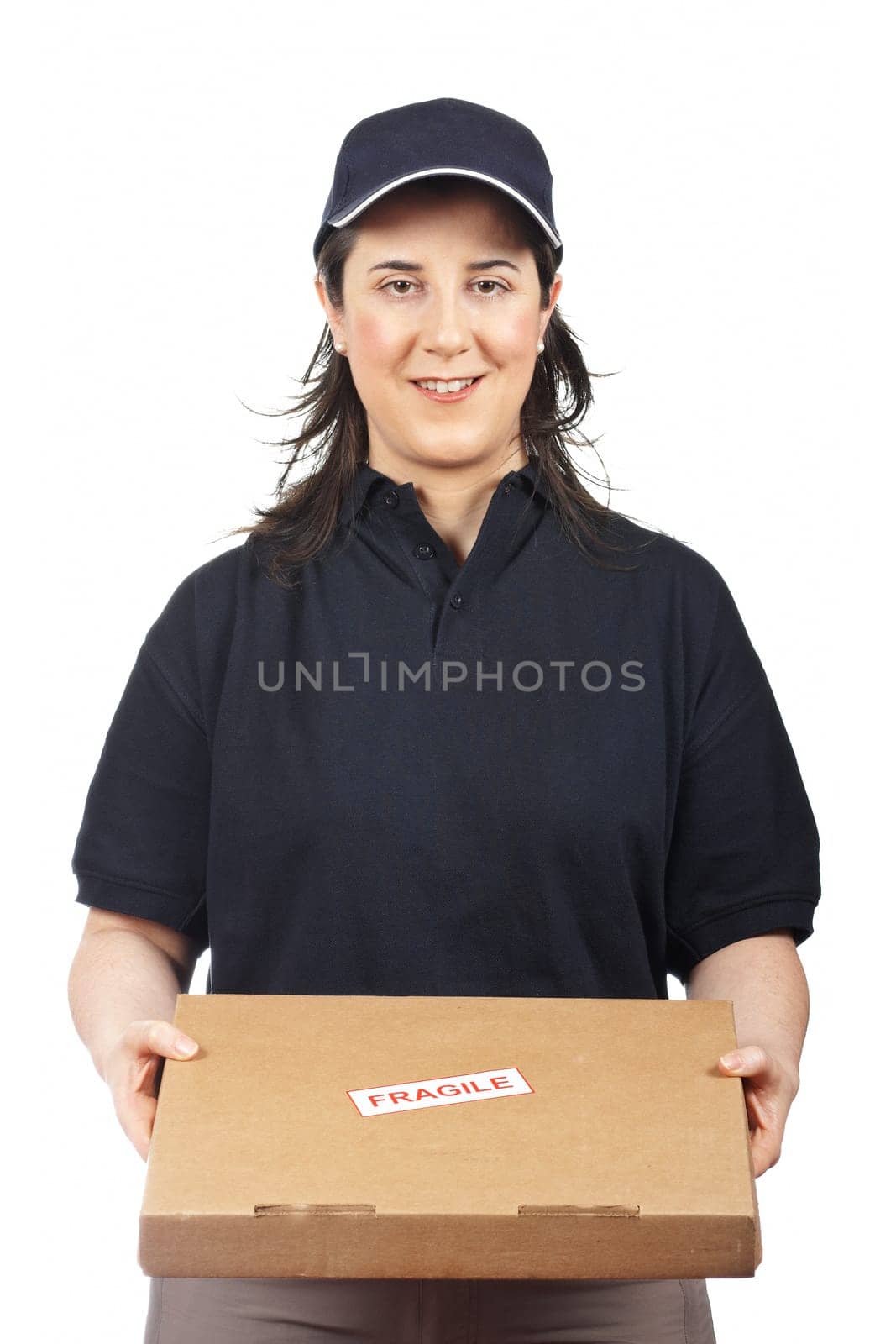 Delivering a package fragile