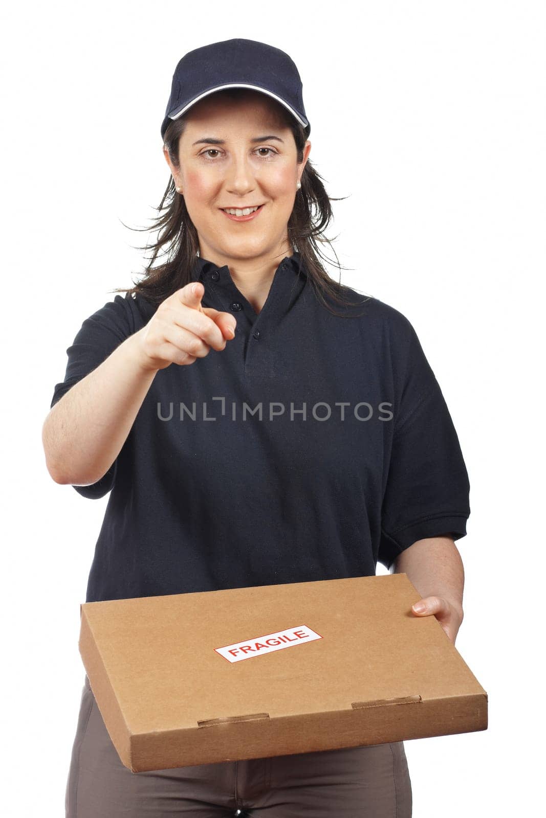 Delivering a package fragile