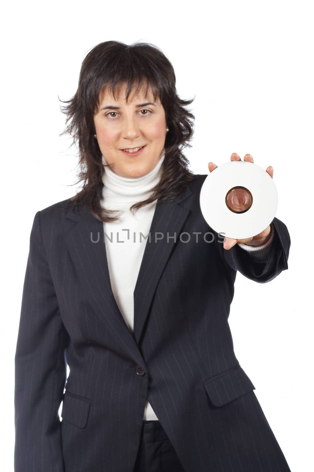 Holding a dvd disc