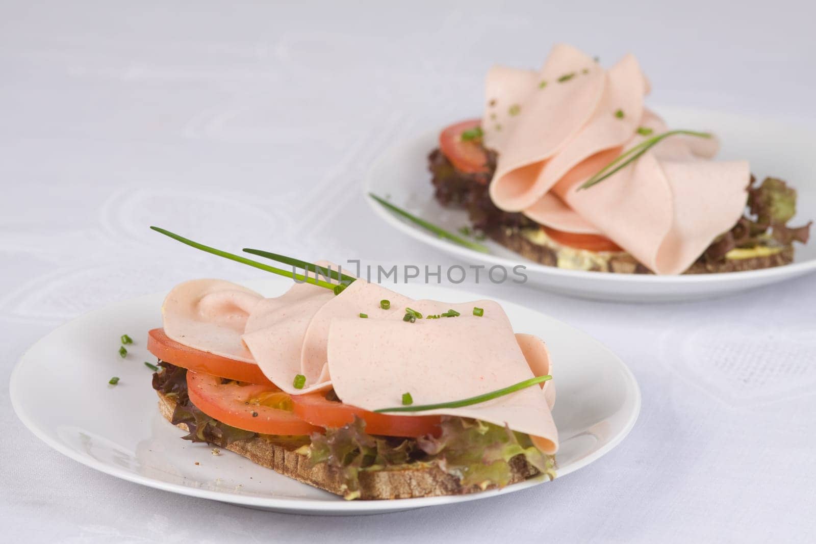 Two mortadella