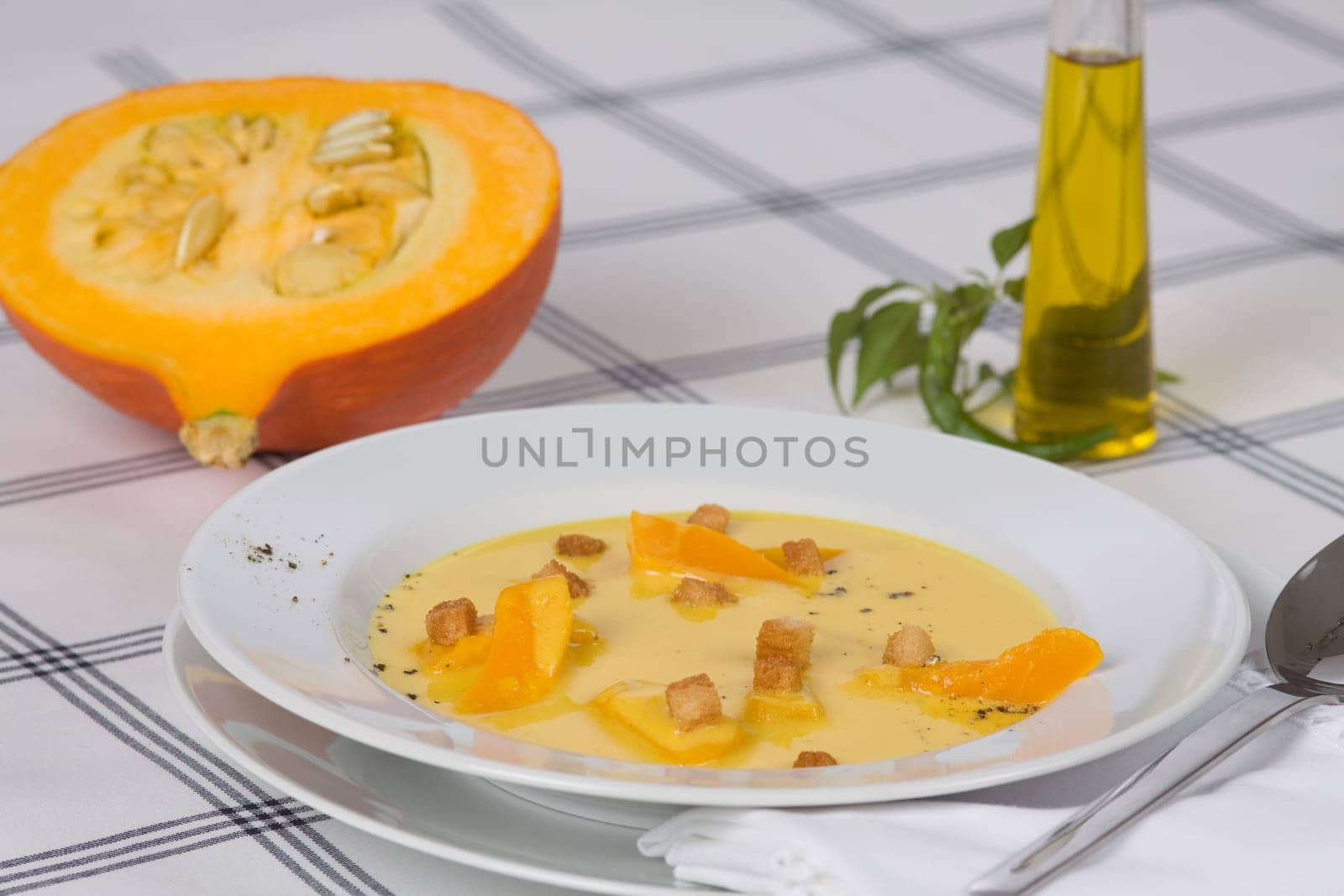 Pumpkin and oil