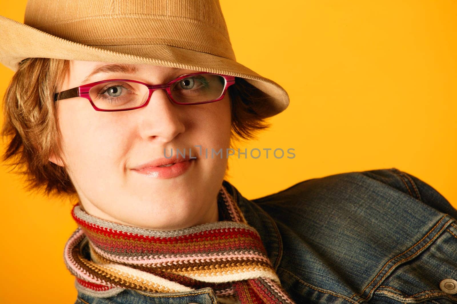 Woman with a hat