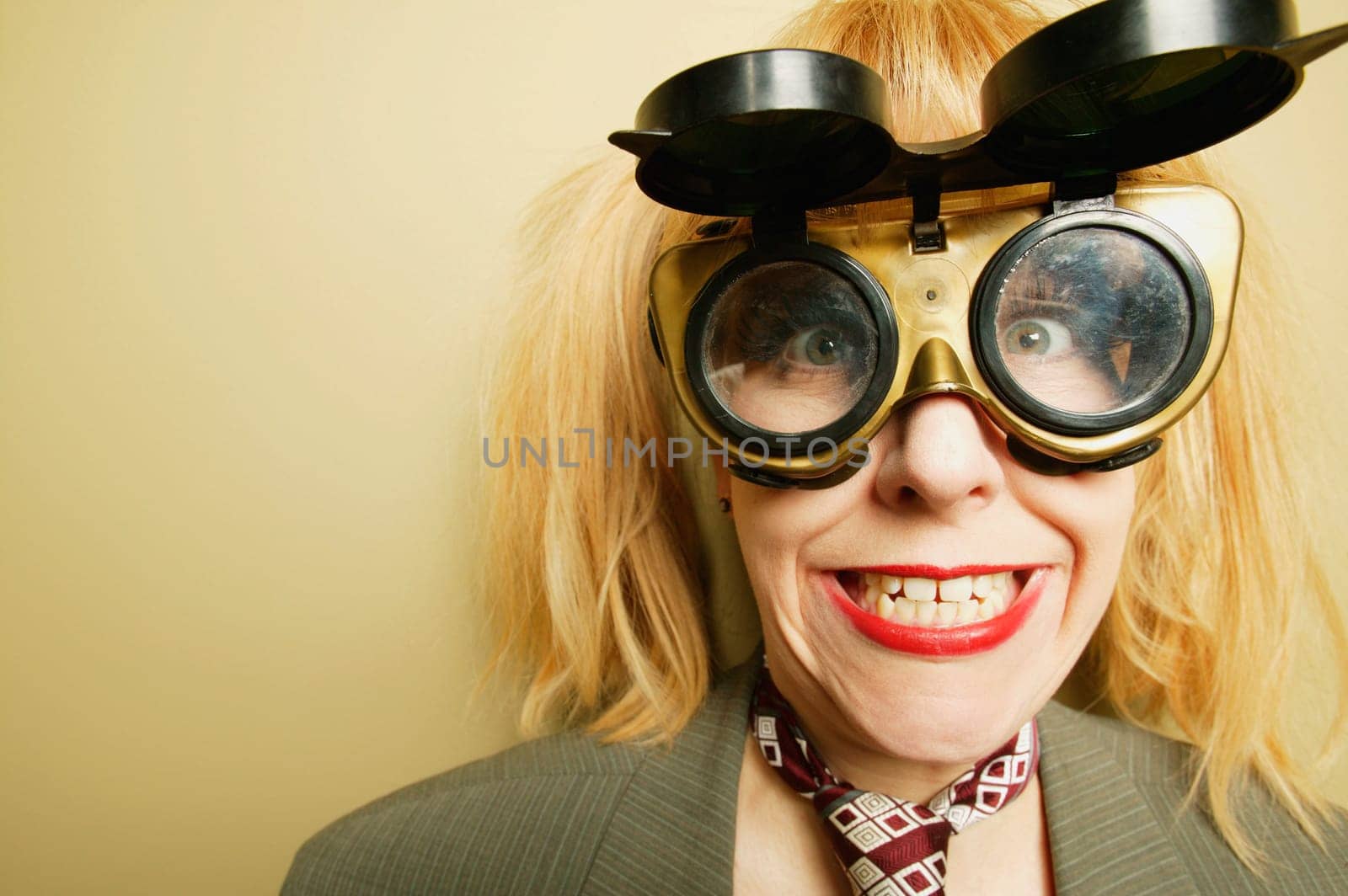 Woman with goggles