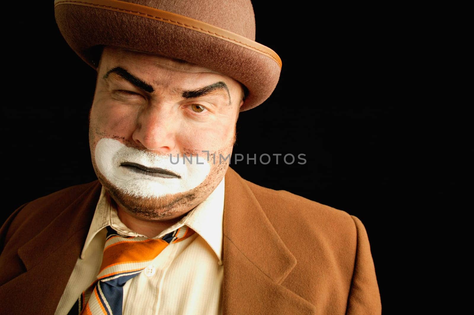 A tired clown