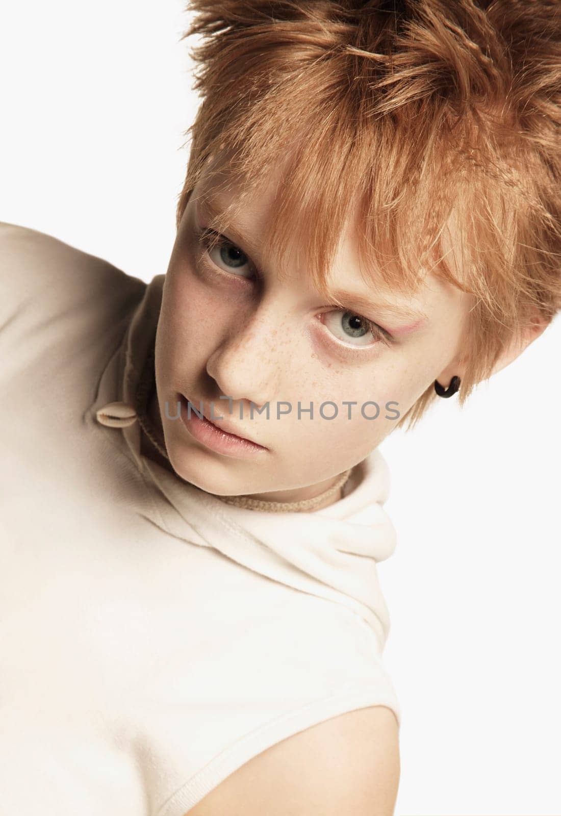 A teenager's expression