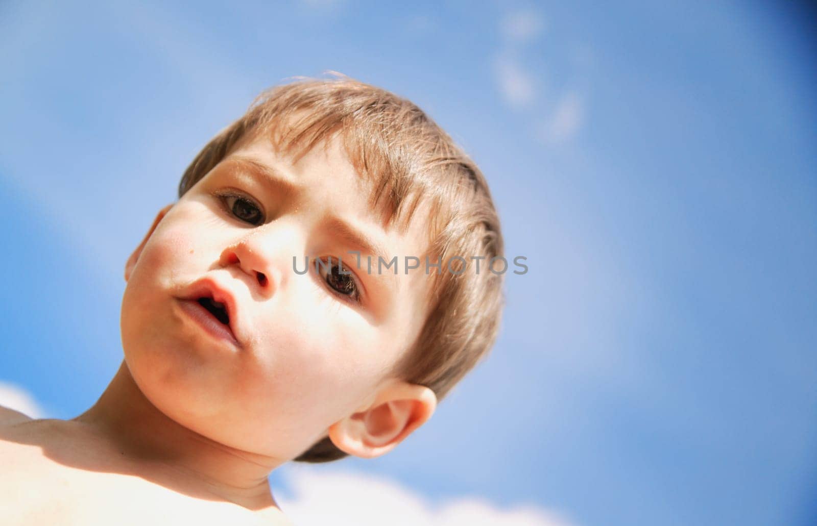 Mischievous boy