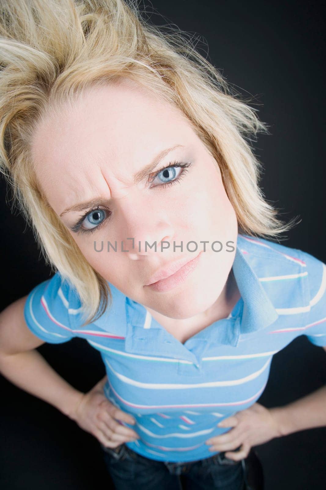 Unhappy young woman