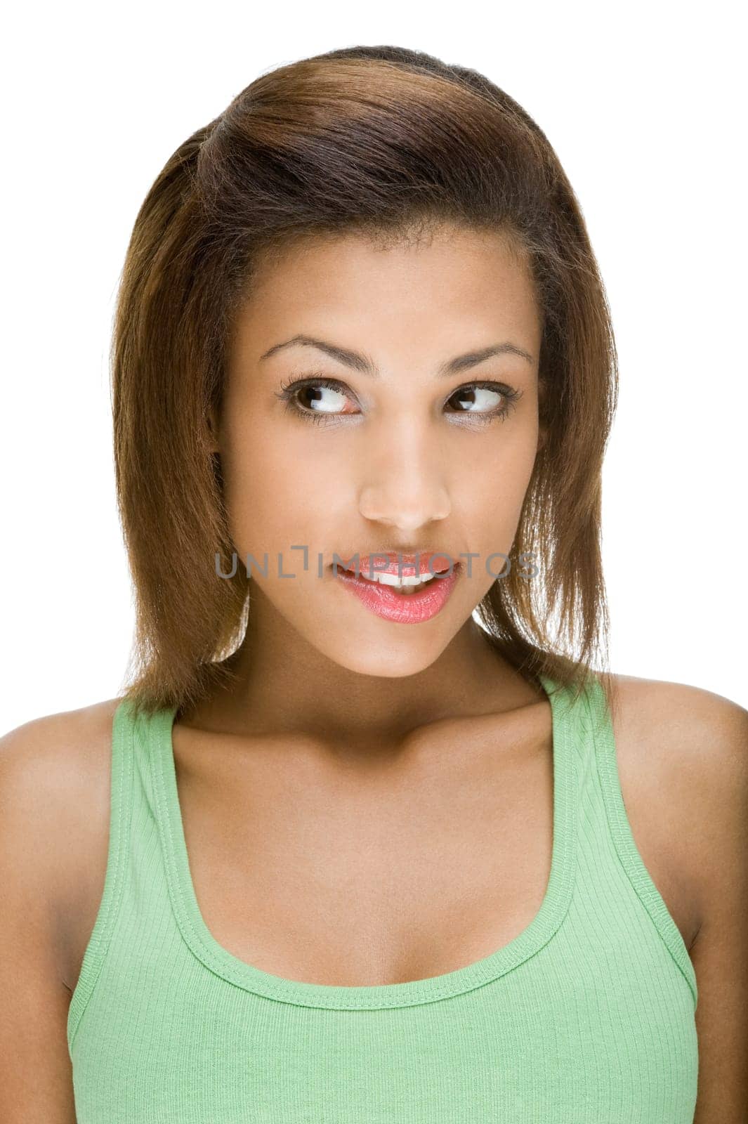 Pensive young woman