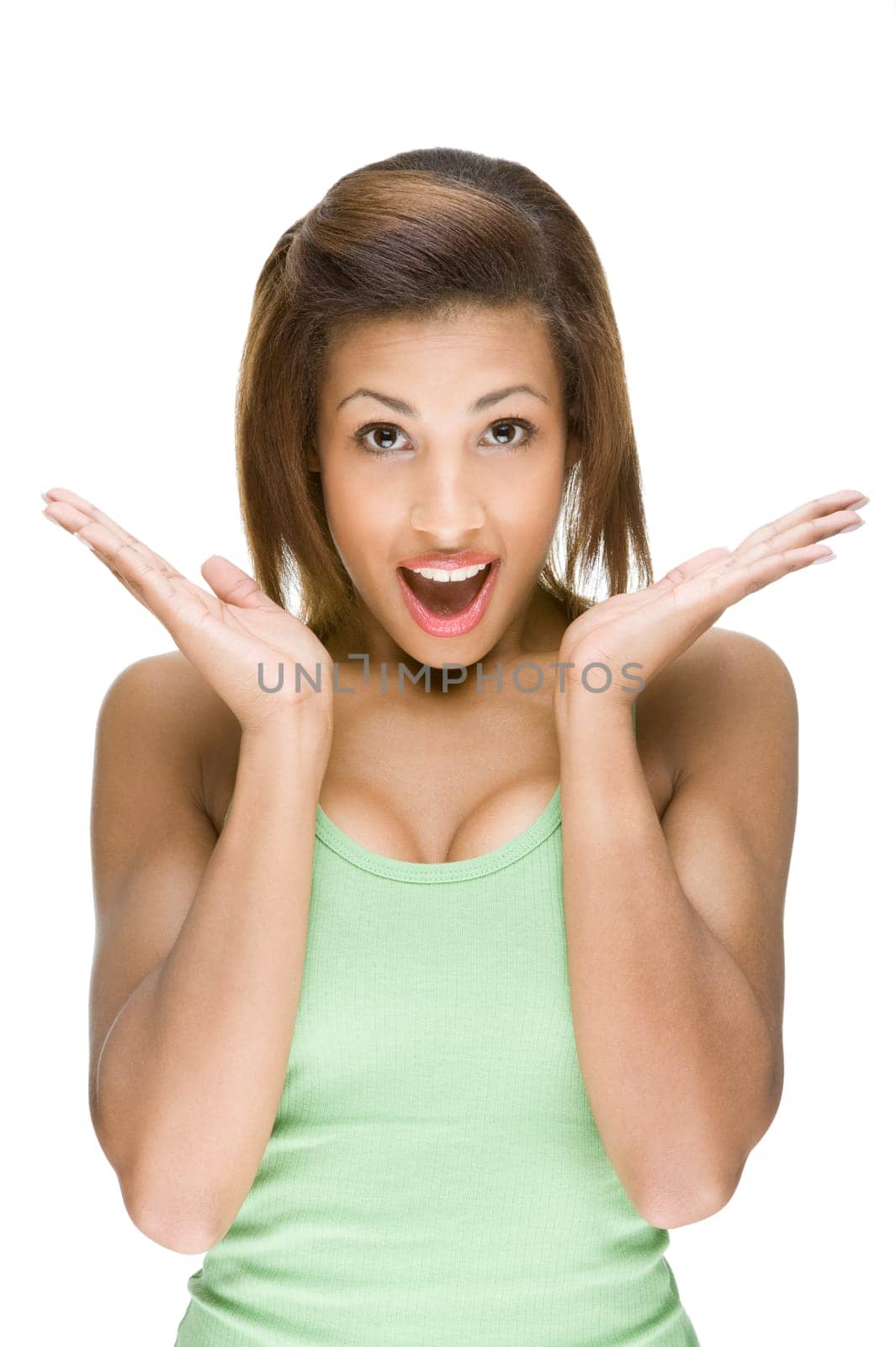 Happy young woman