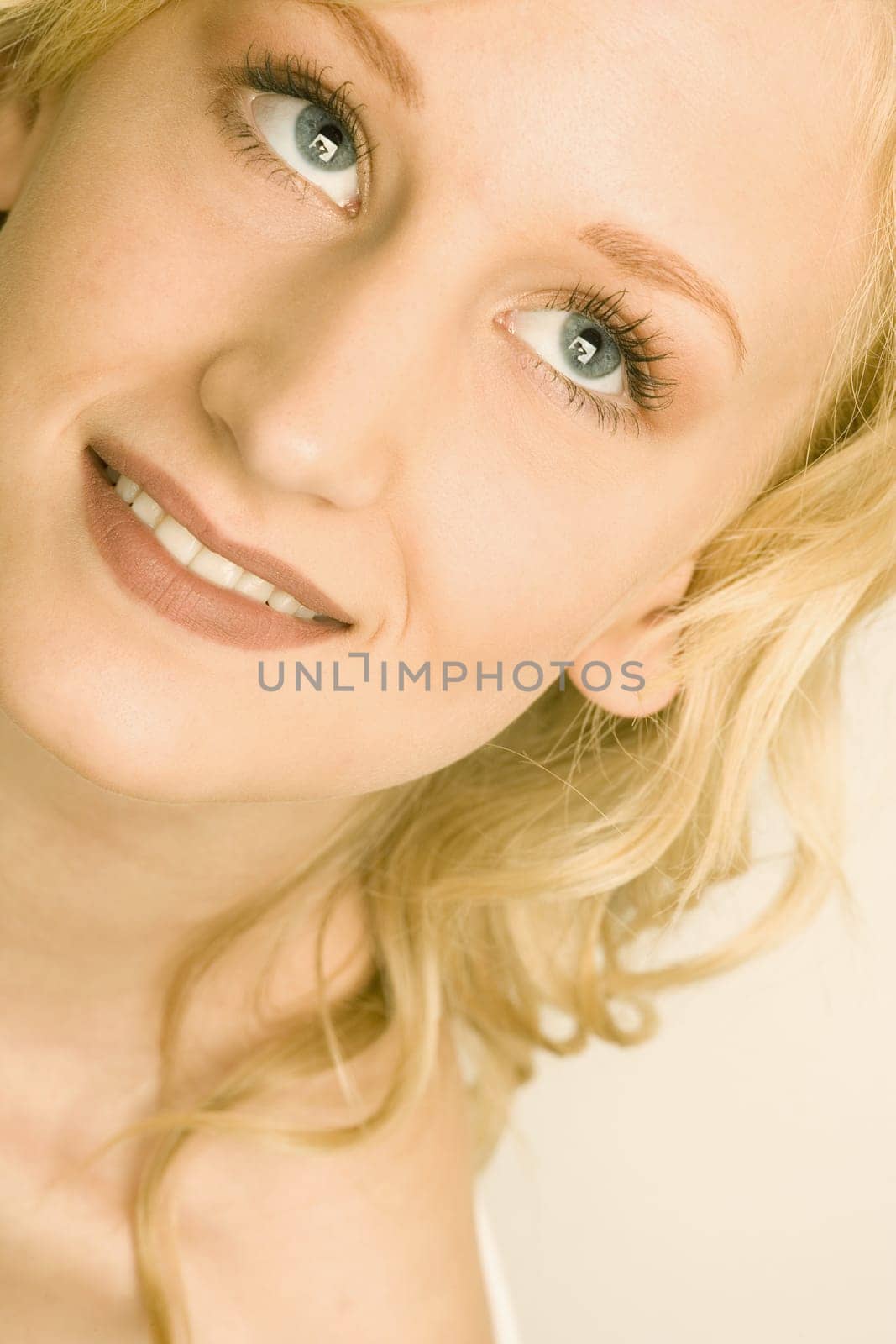 Woman Looking Upward