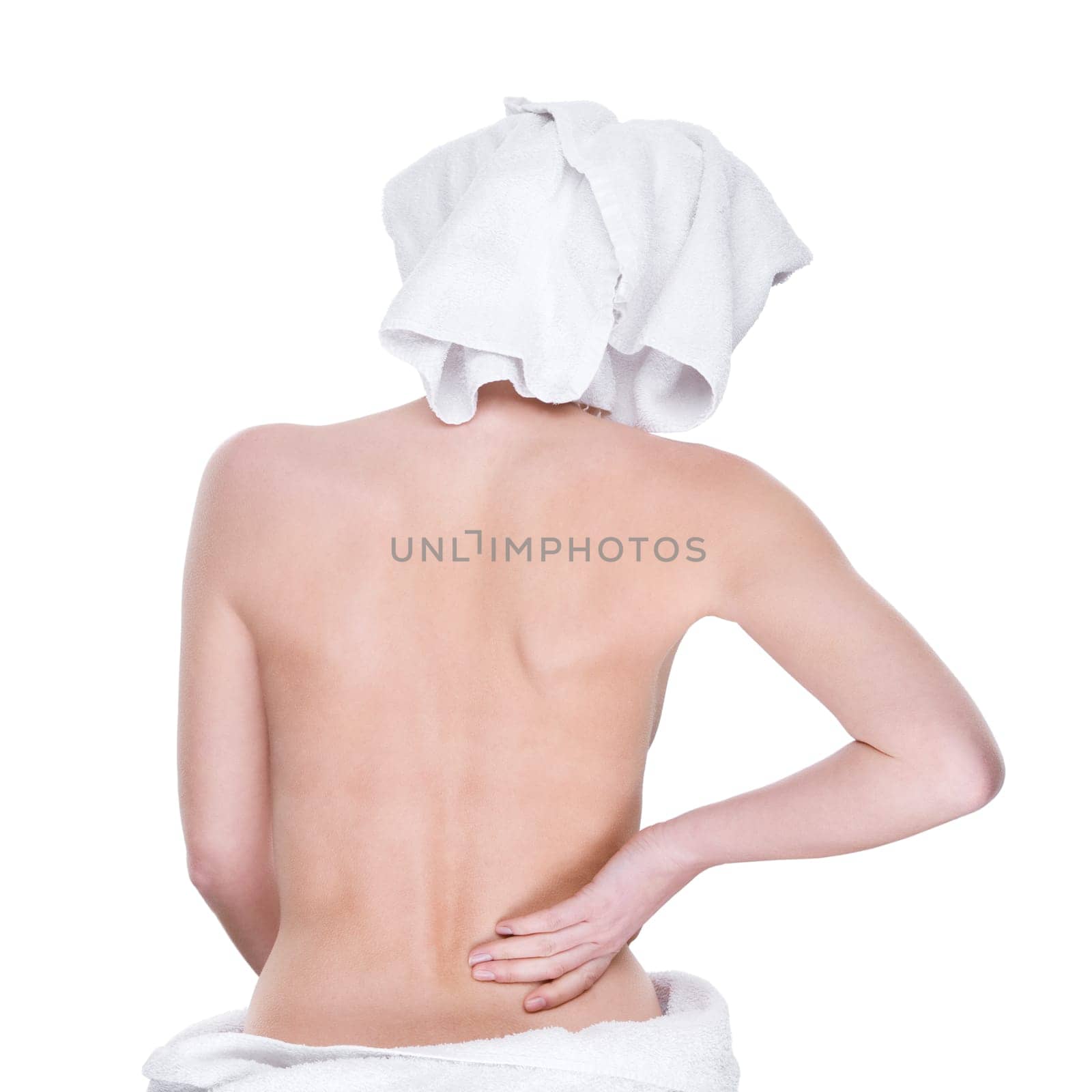 Woman with back pain