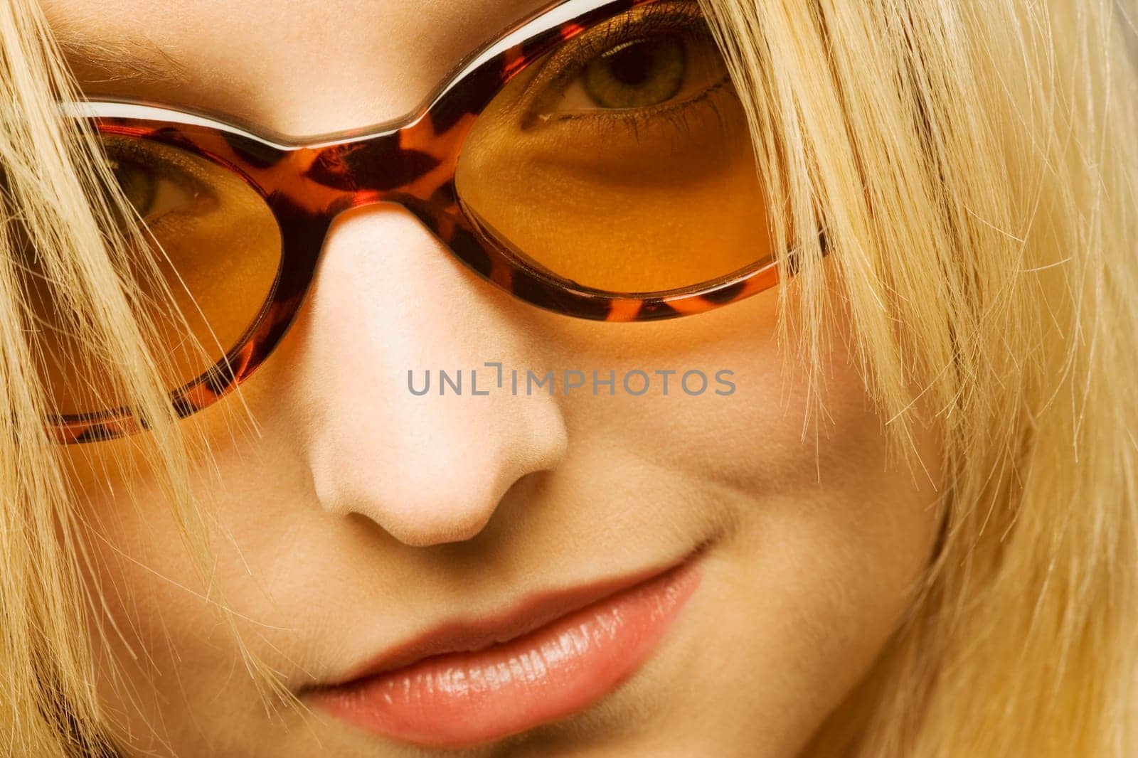 Close up of woman with sunglasses