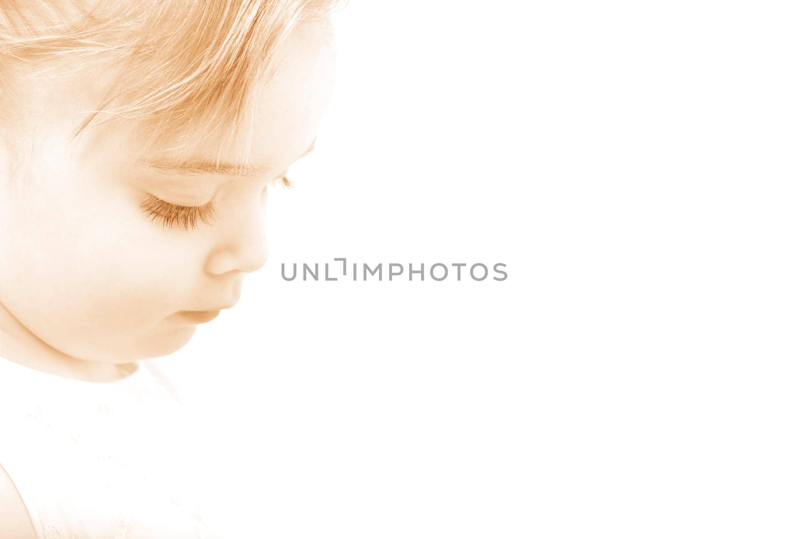 Child looking down