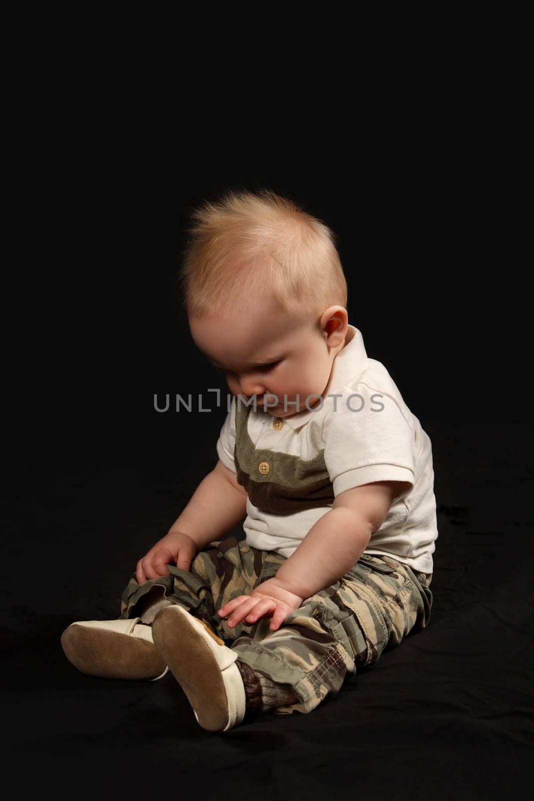 Portrait of a baby boy