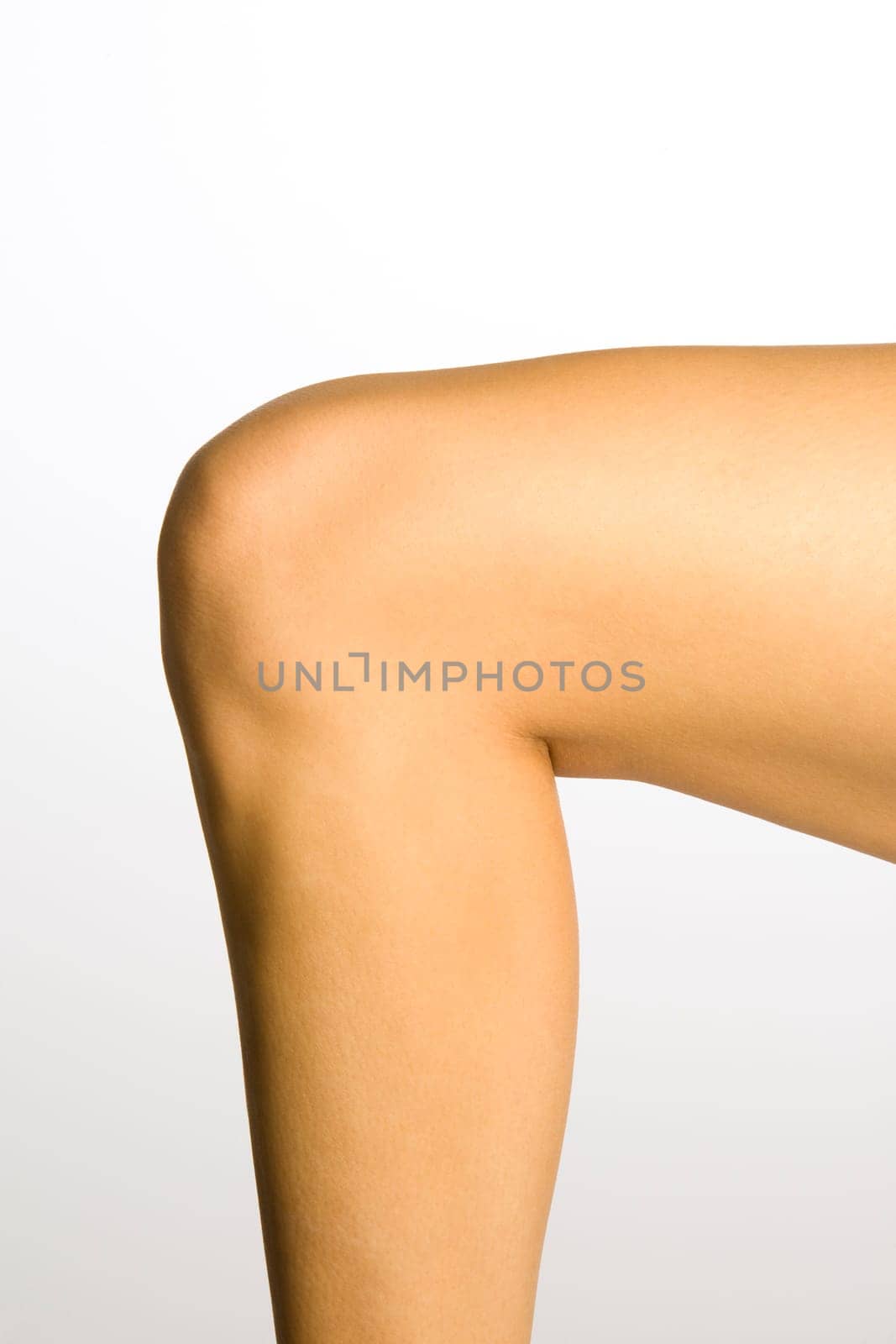 Young woman's knee