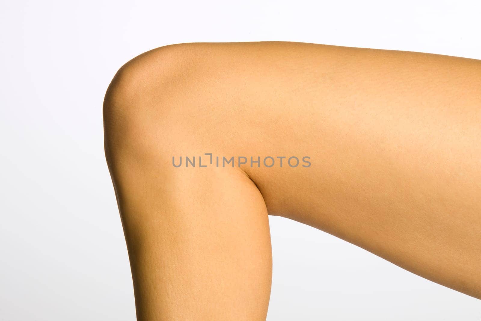Young woman's knee