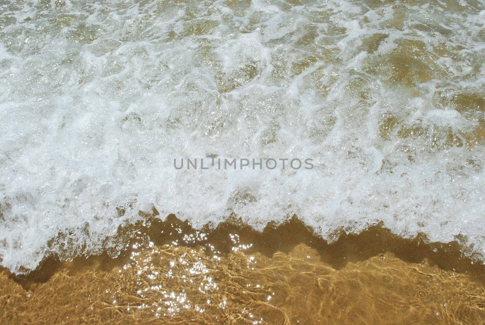 Sparkling ocean scene background