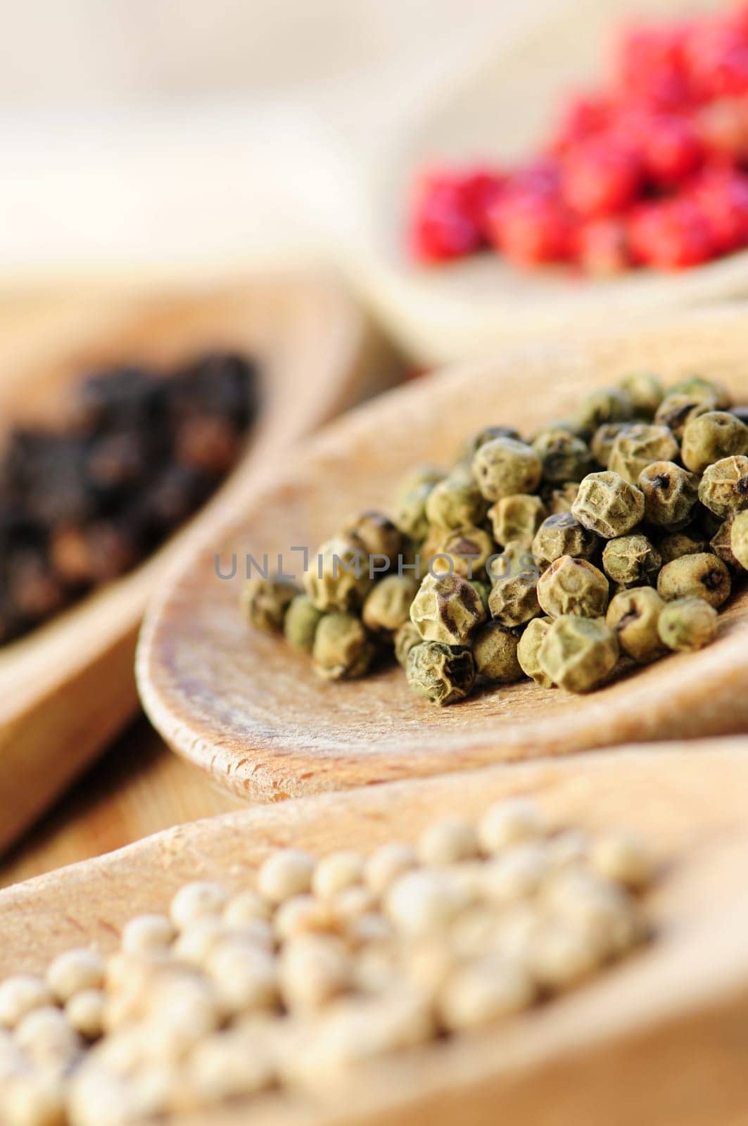 Assorted peppercorns