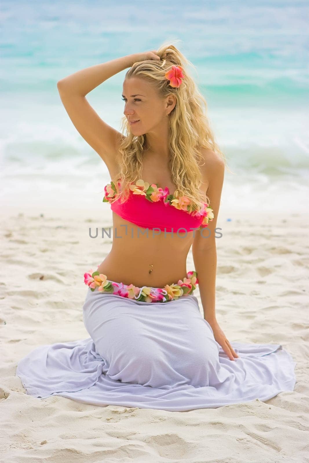On the beach