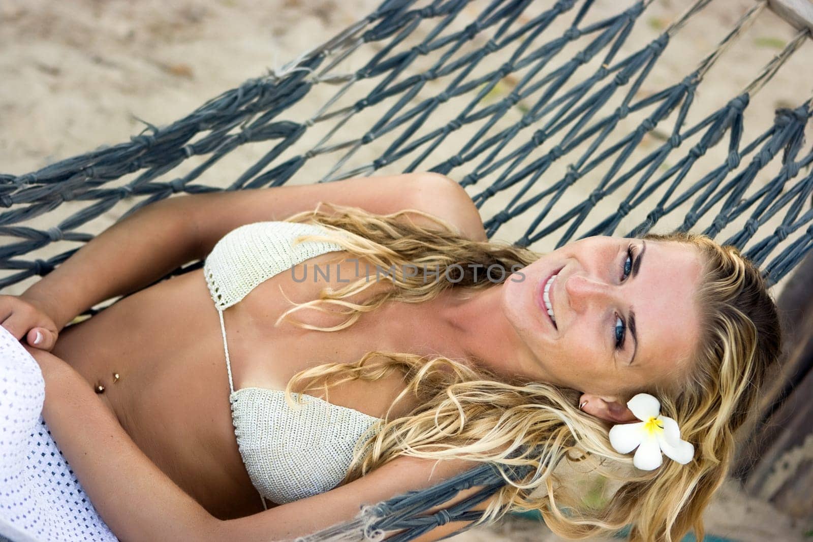 Girl in hammock
