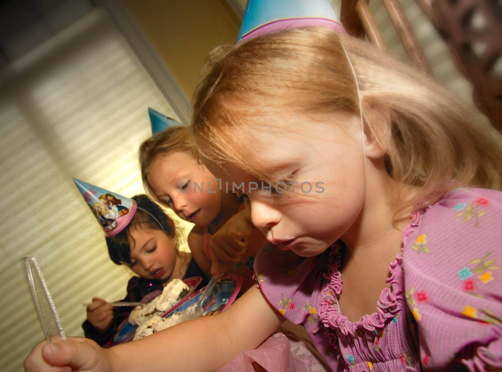 Children at a birthday party