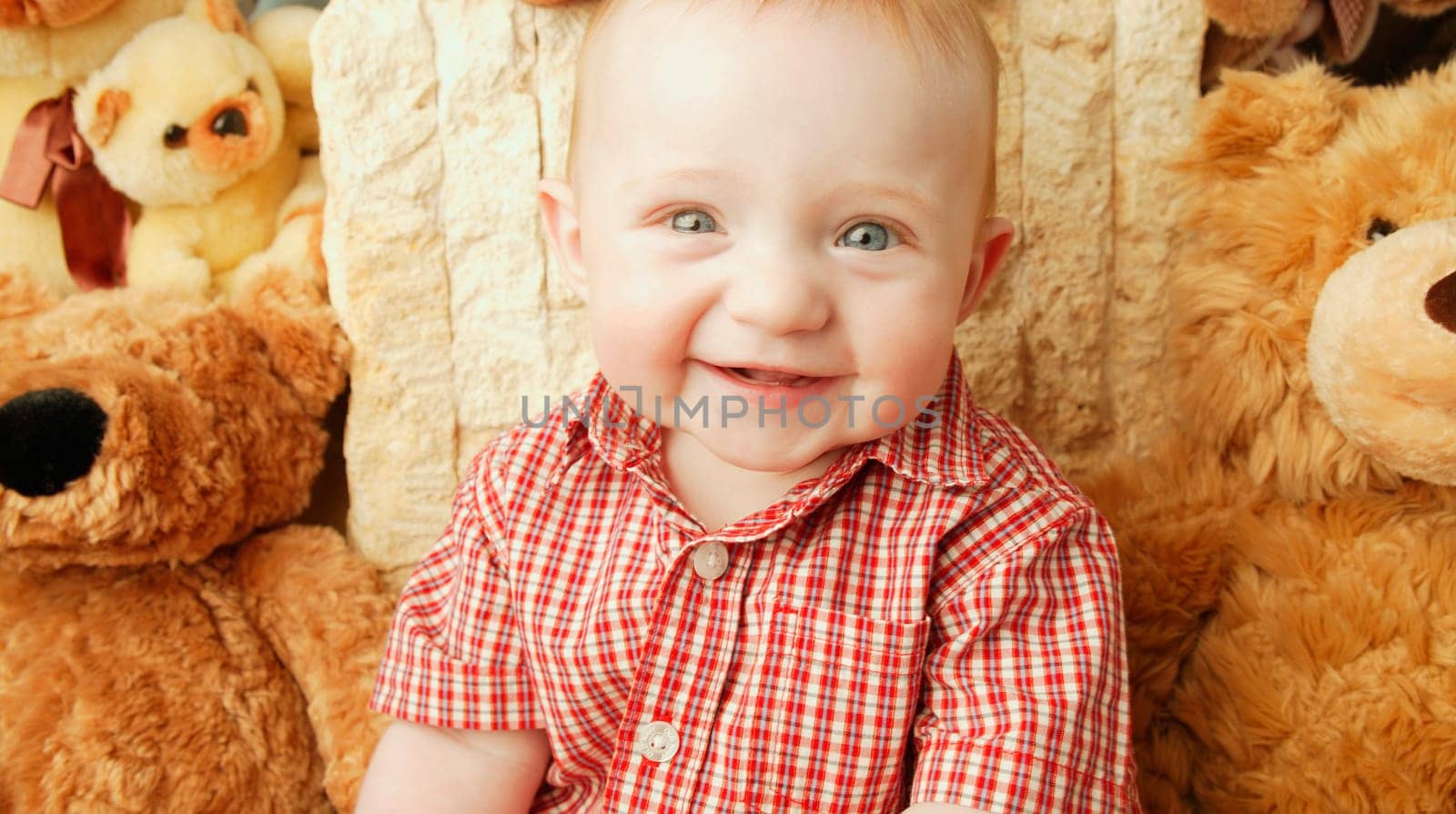 Baby with special friends