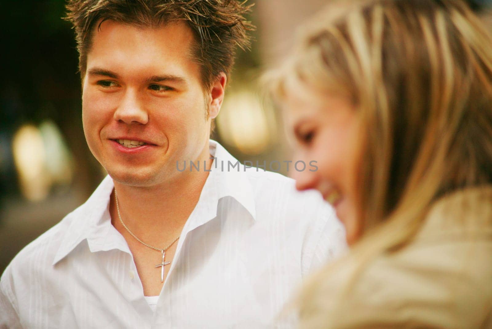 Couple conversation