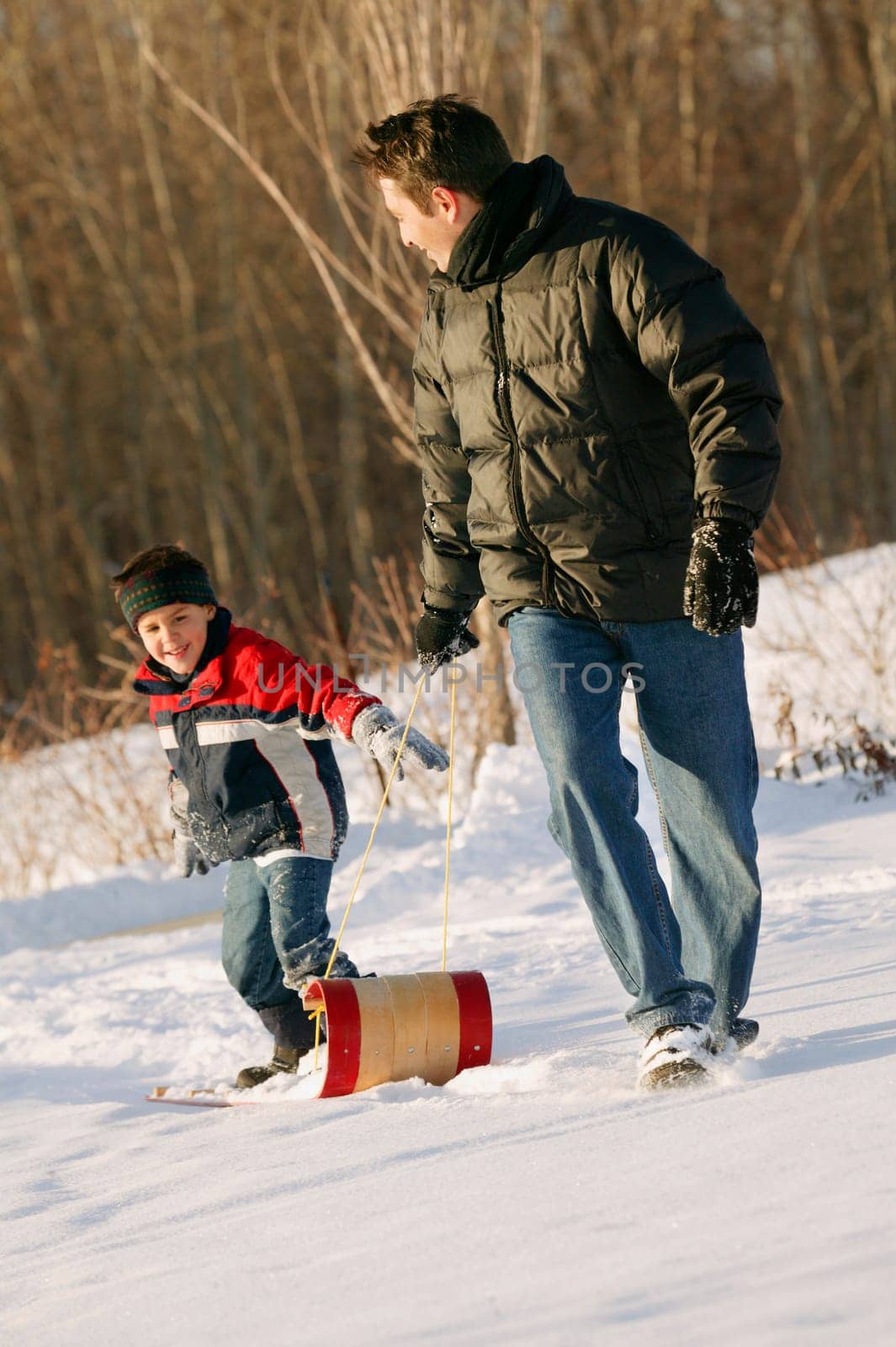 Tobogganing