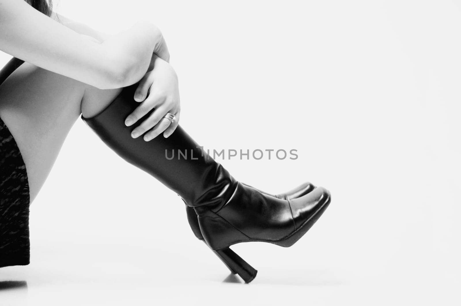 Woman with boots