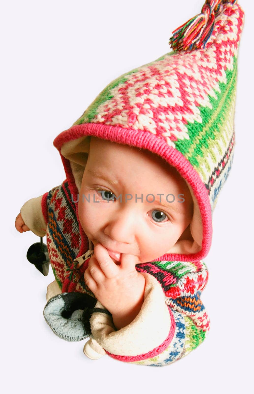 Child with a hat
