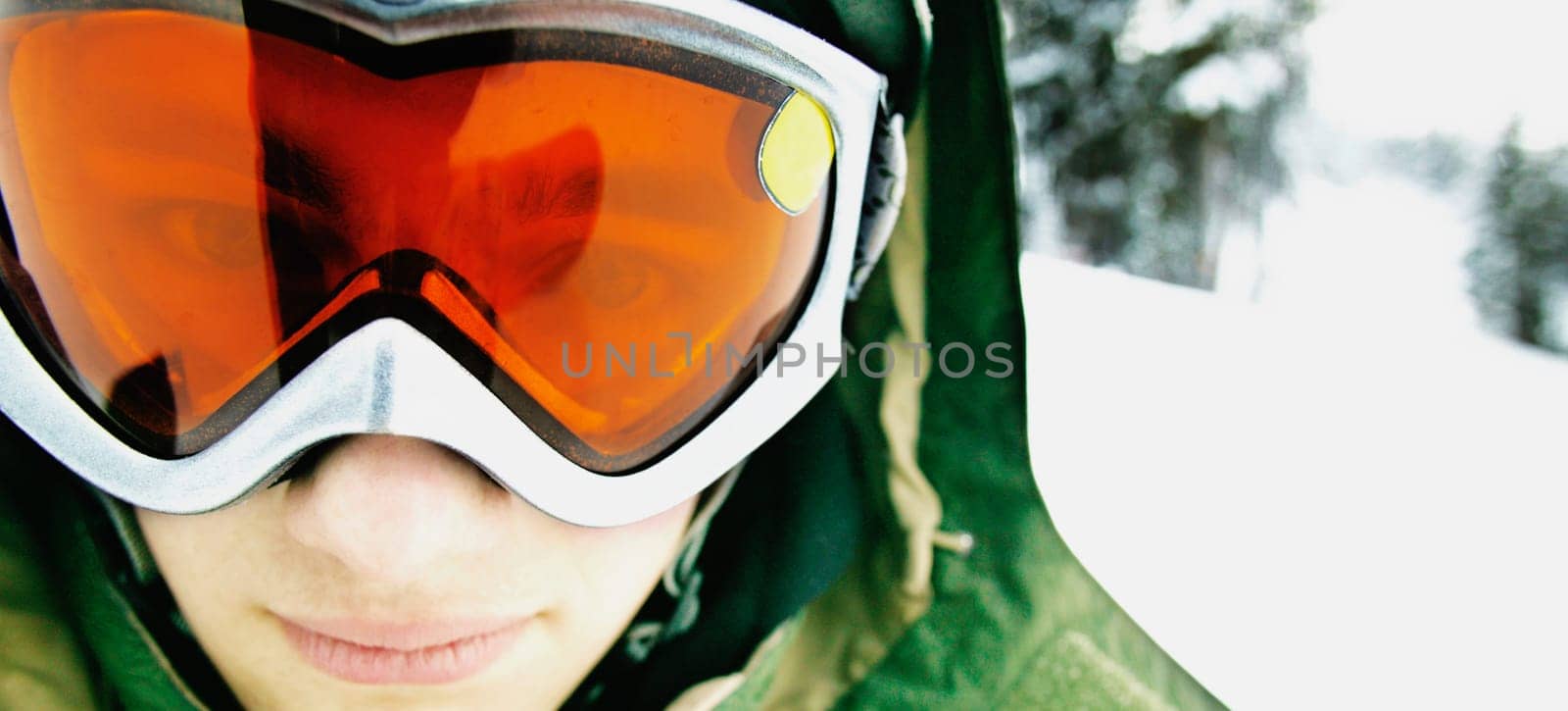 Man with goggles