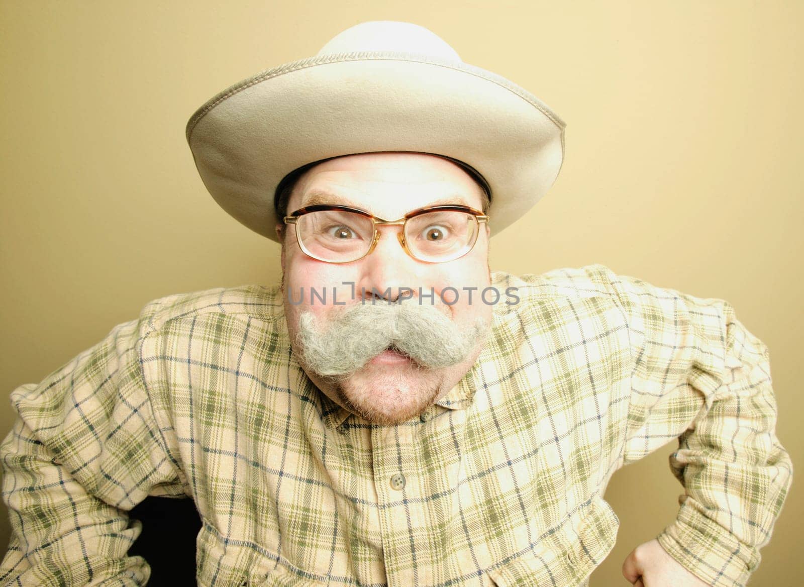 A man with moustache