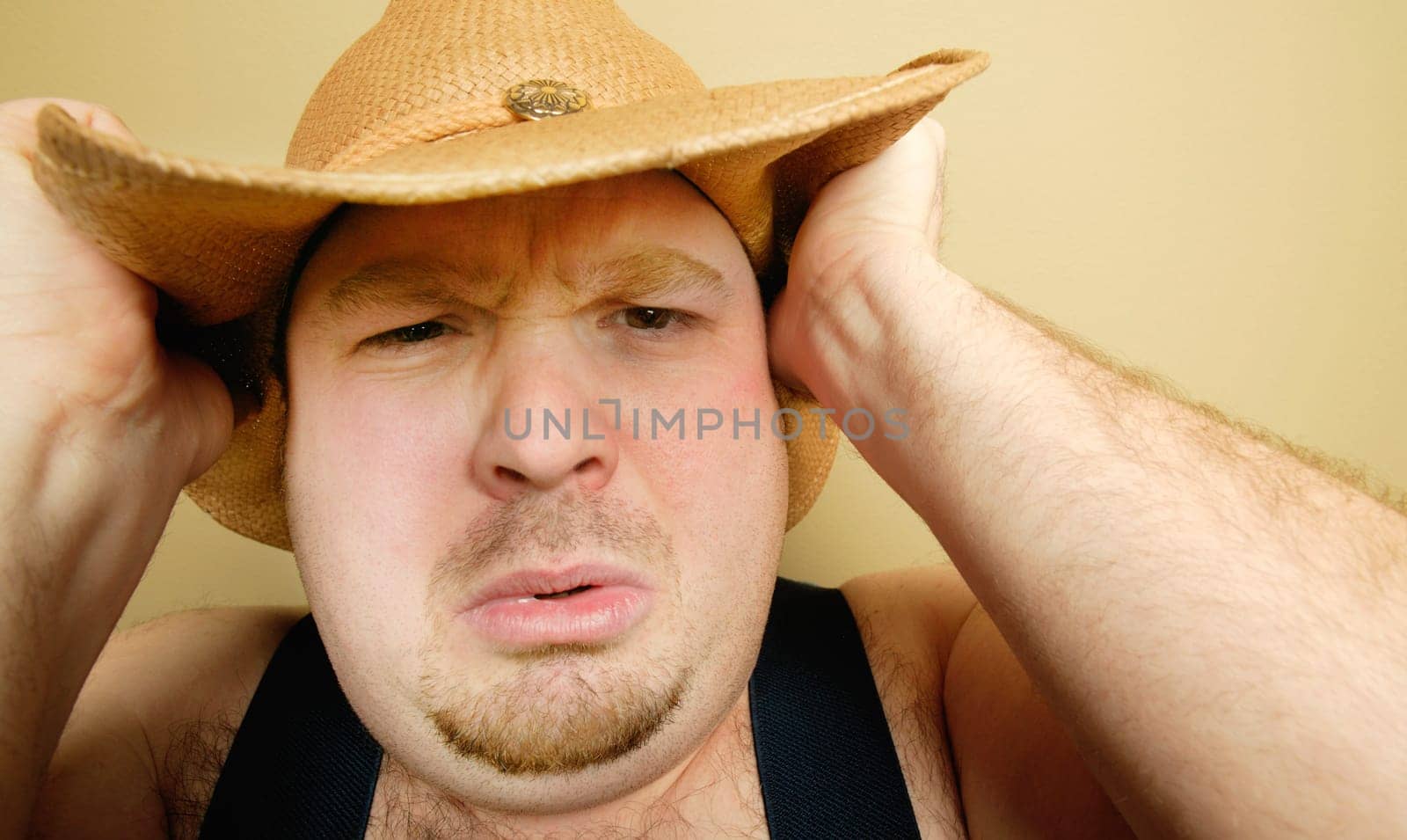 A cowboy's expression