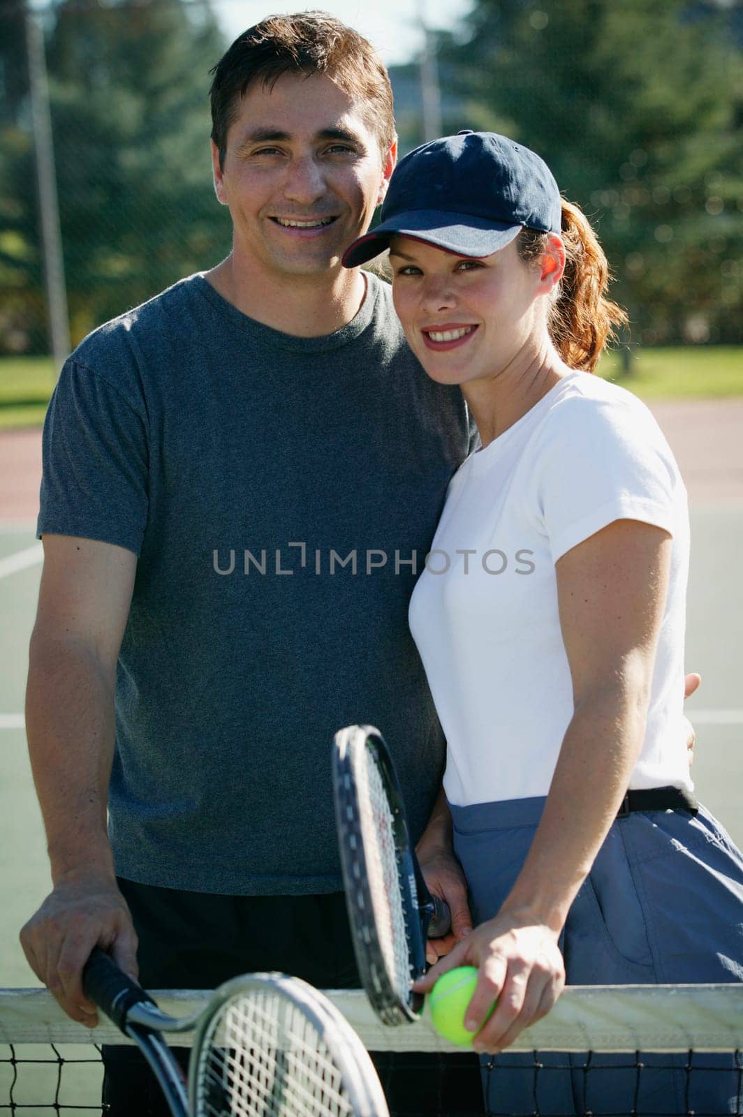 Portrait of an athletic couple