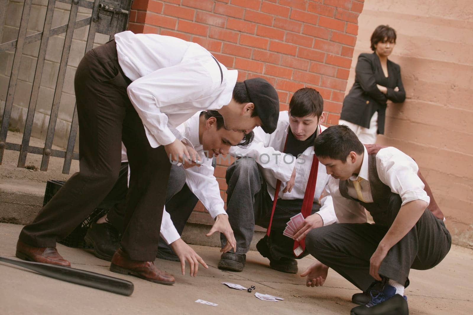 Group of guys playing cards