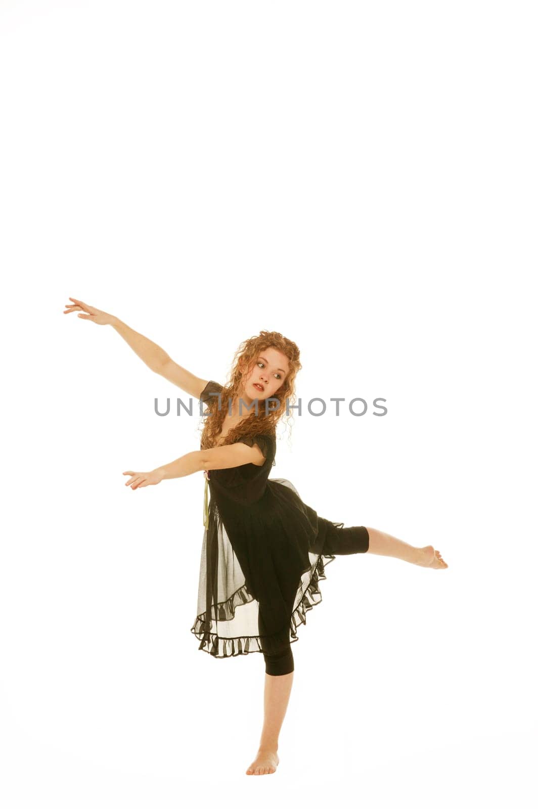 A woman dances