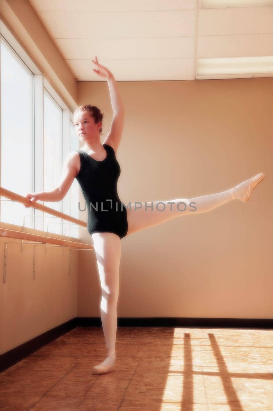 A woman dancing