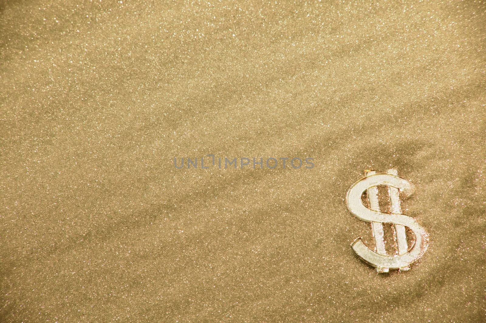 Money in sinking sand