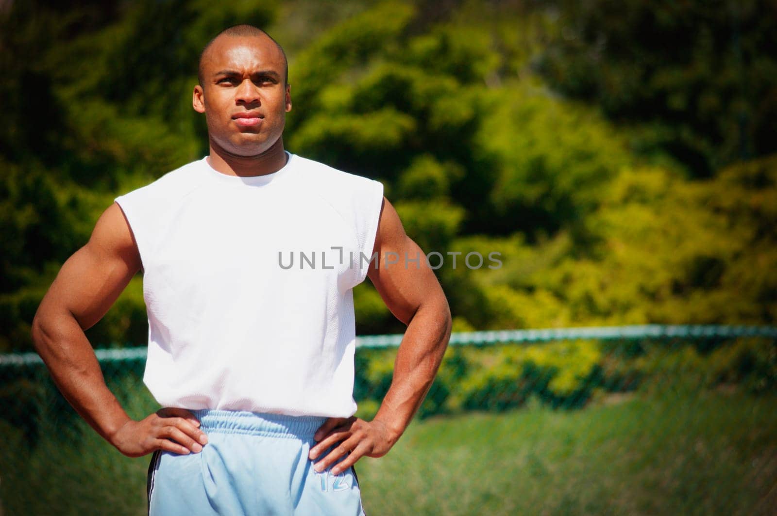 Portrait of an athlete
