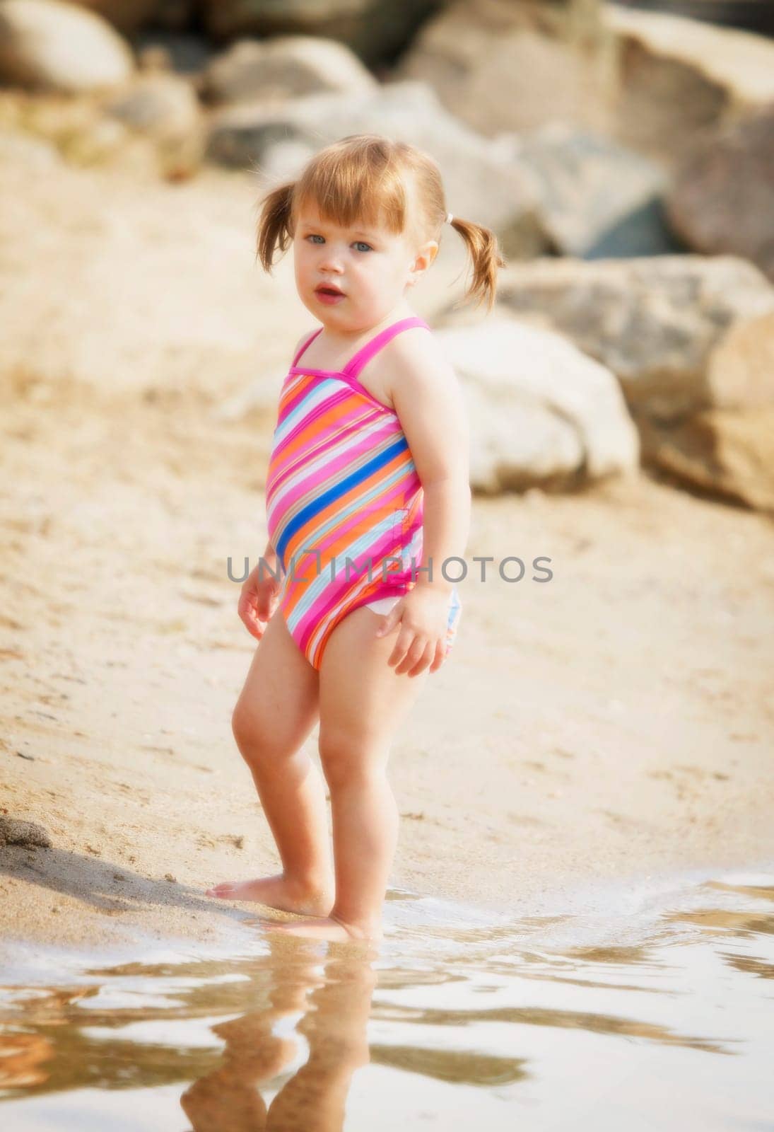 Child on the beach