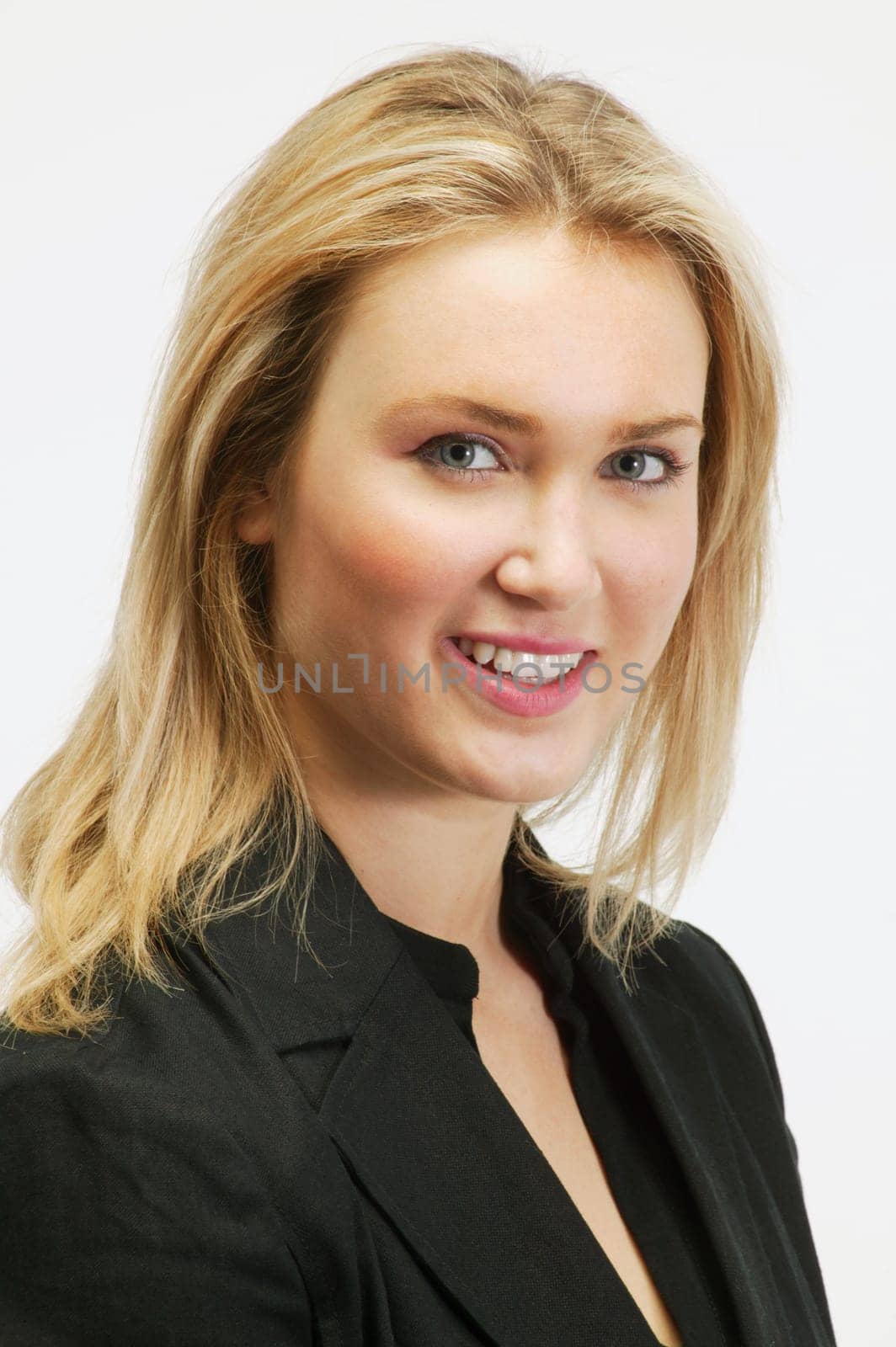 Portrait of a blond woman