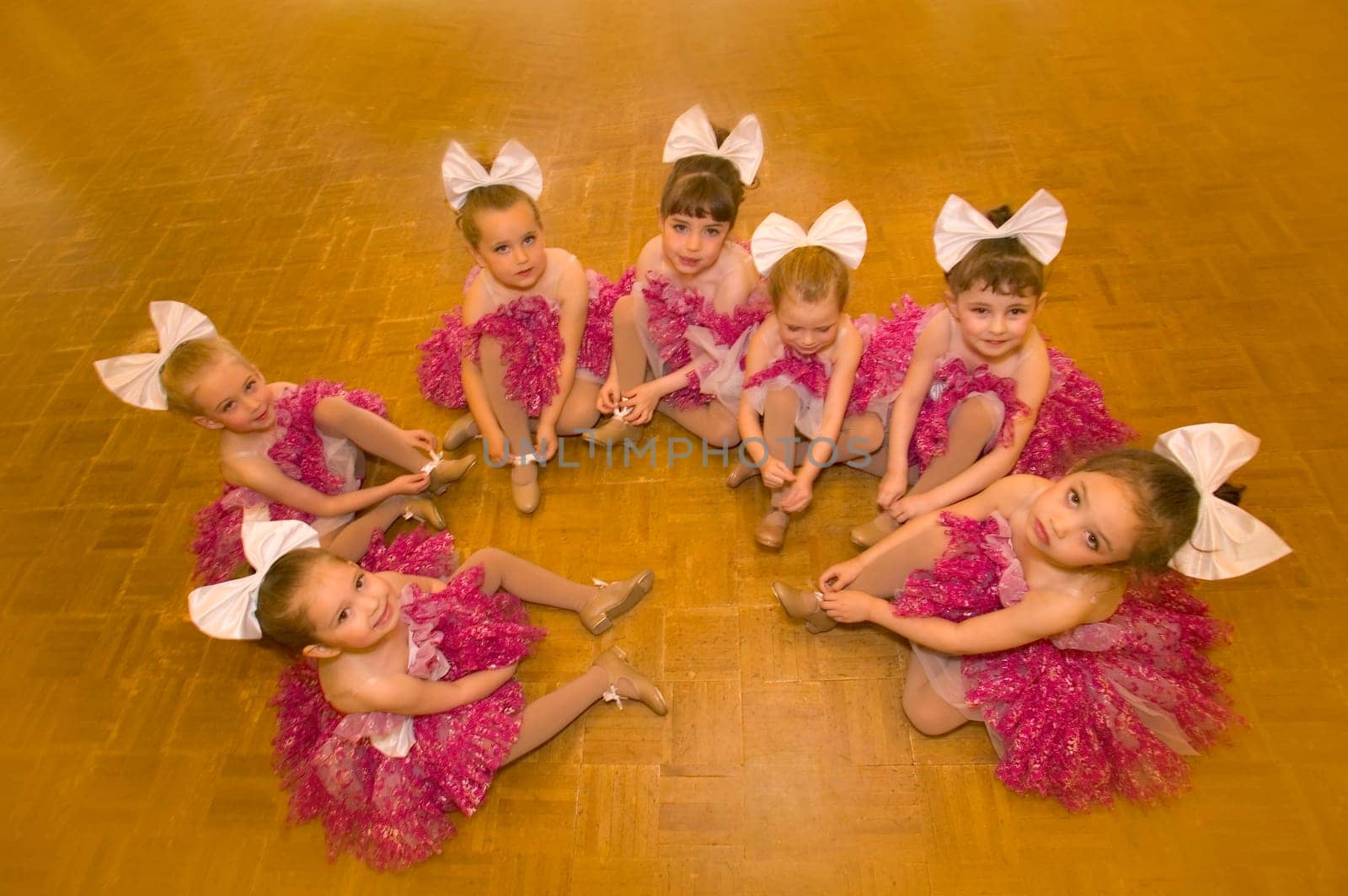 A group of young dancers
