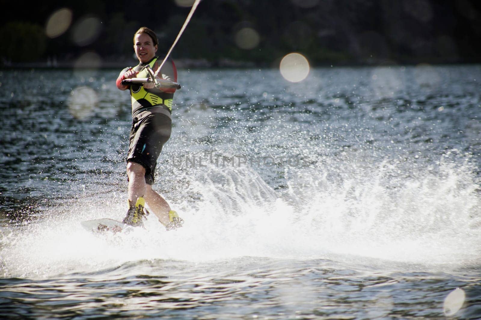 On the water