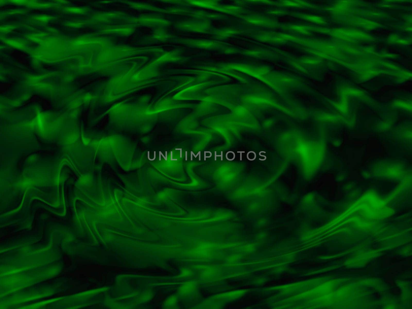 A green rippled swirl
