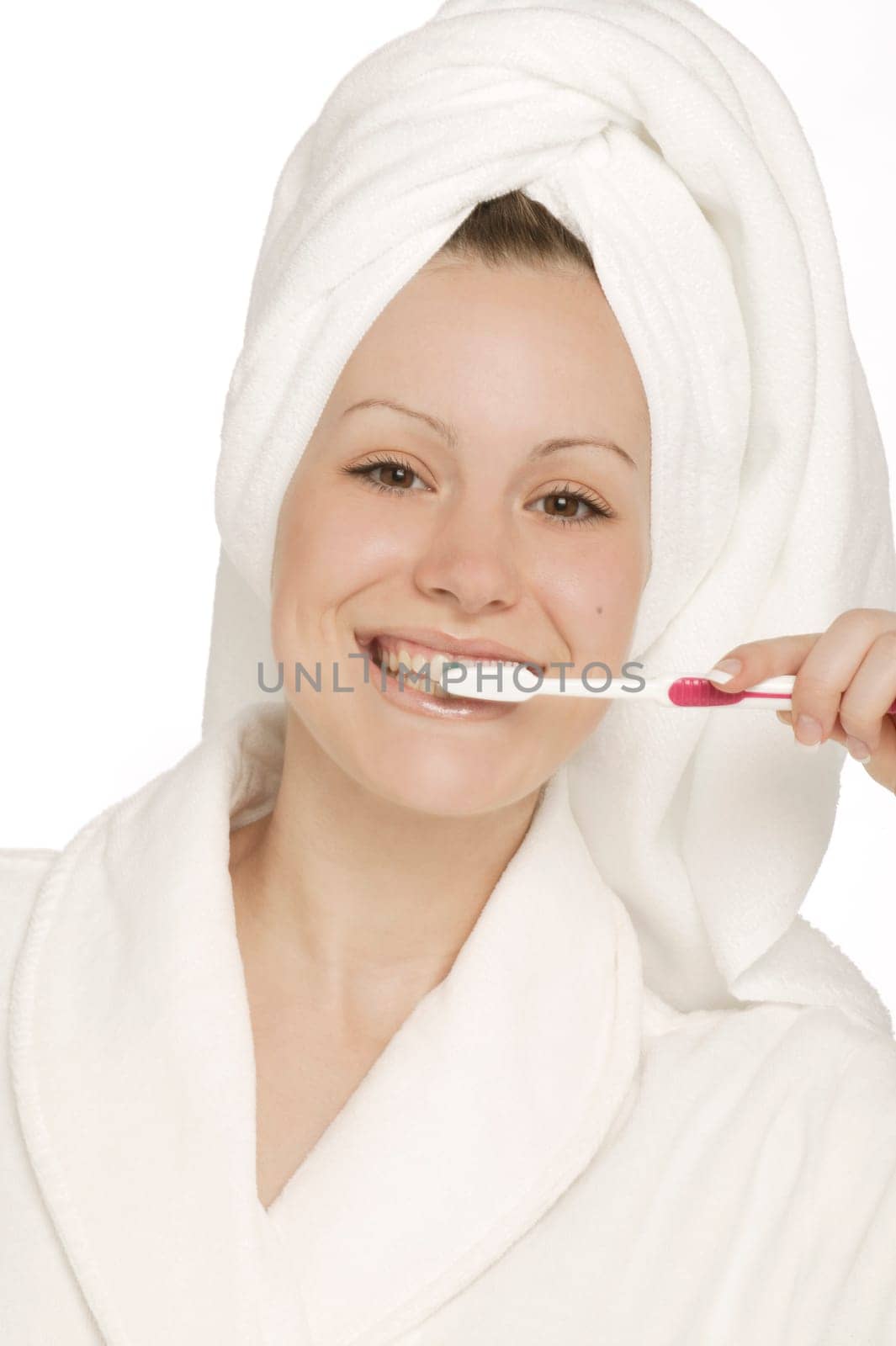 Brushing teeth