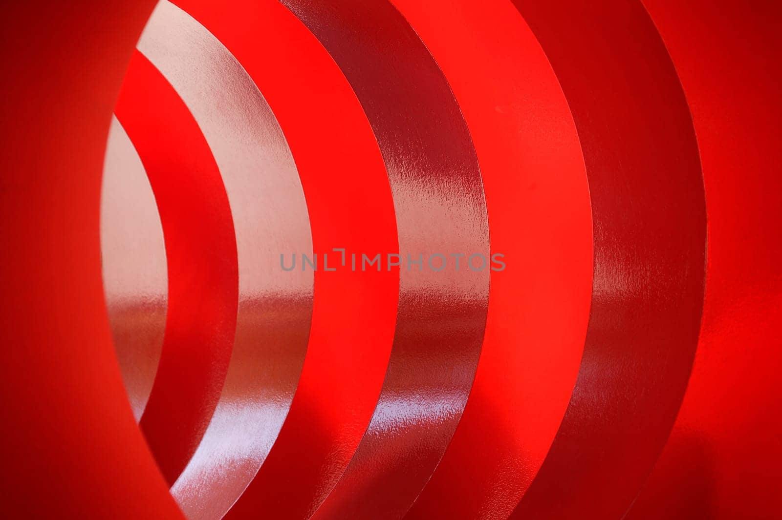 A striped tunnel