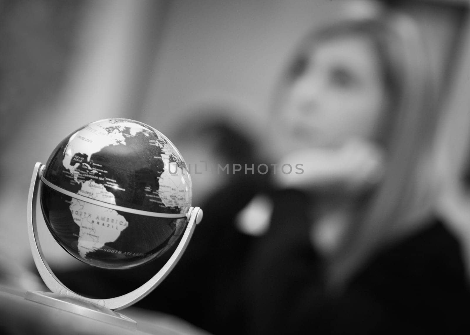 World Globe in classroom