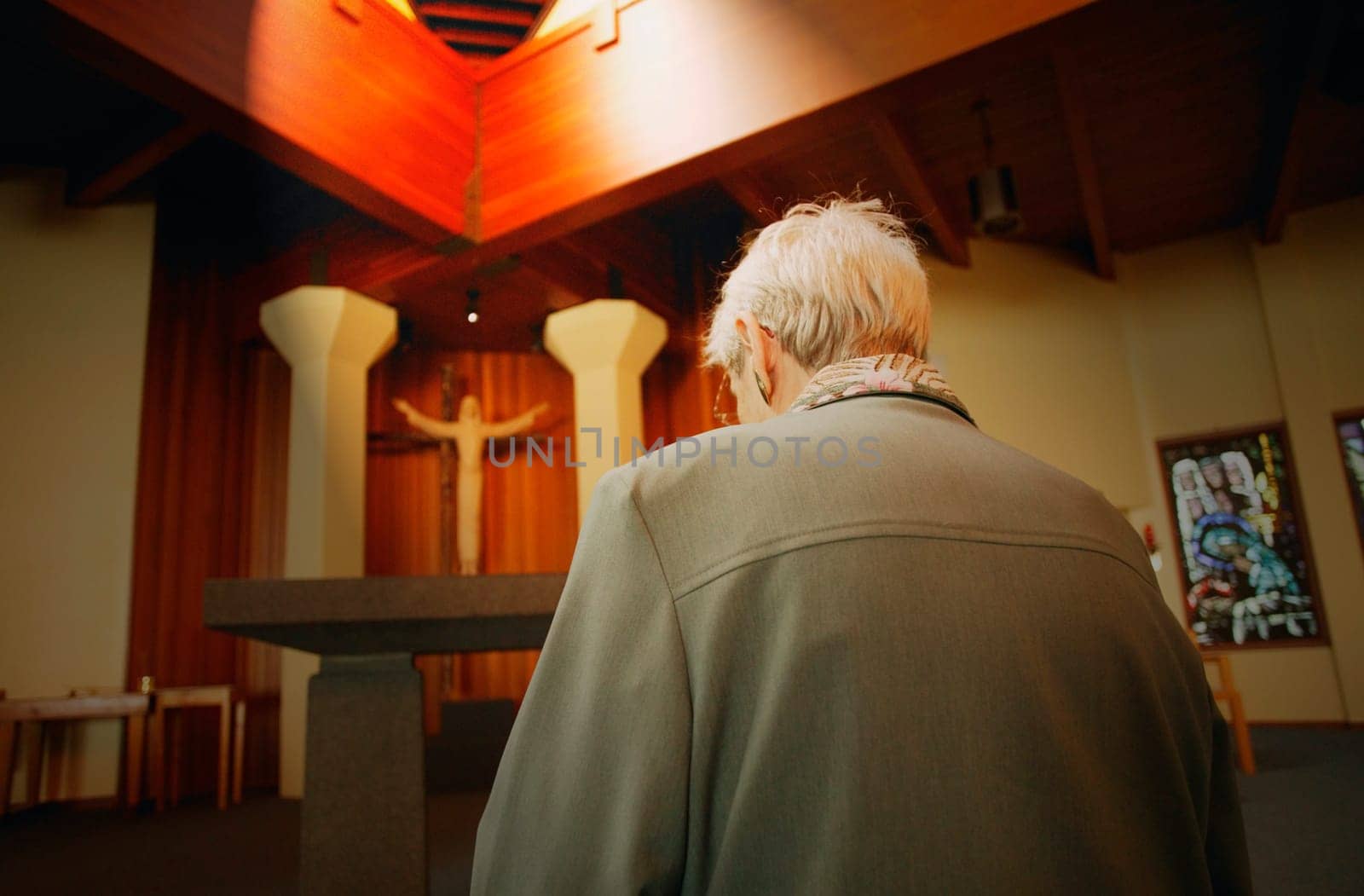 Woman praying