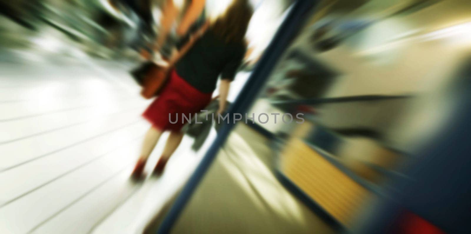 Woman walking away