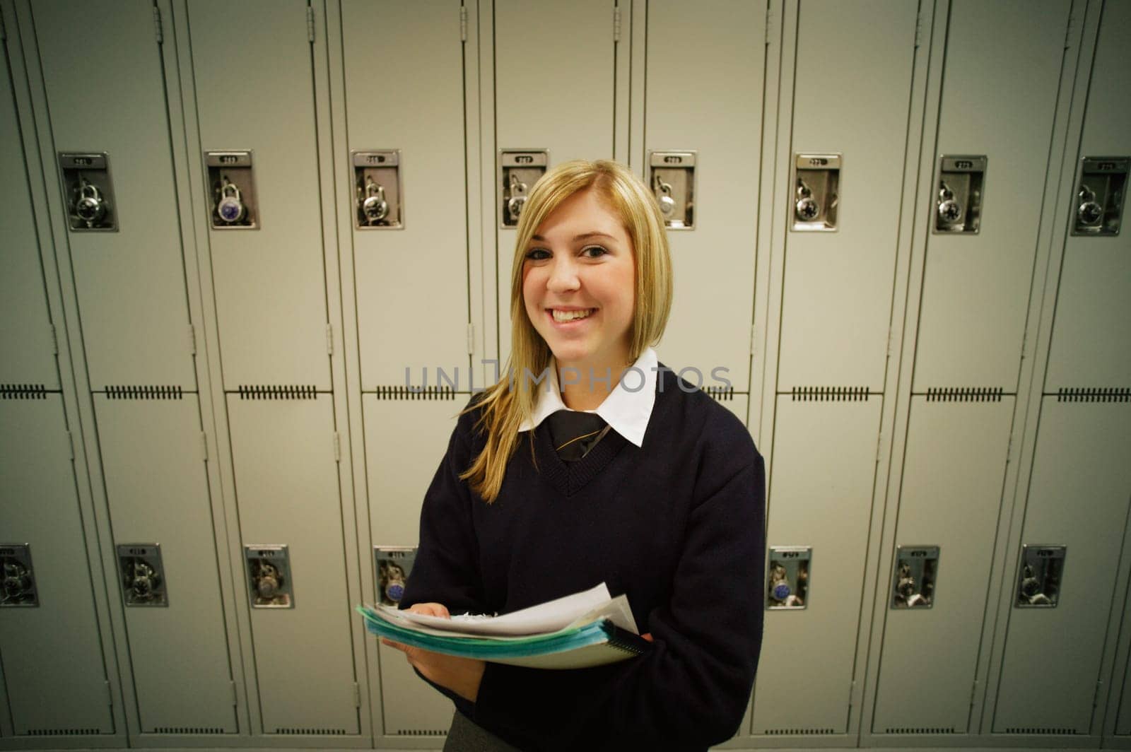 Teenage girl student